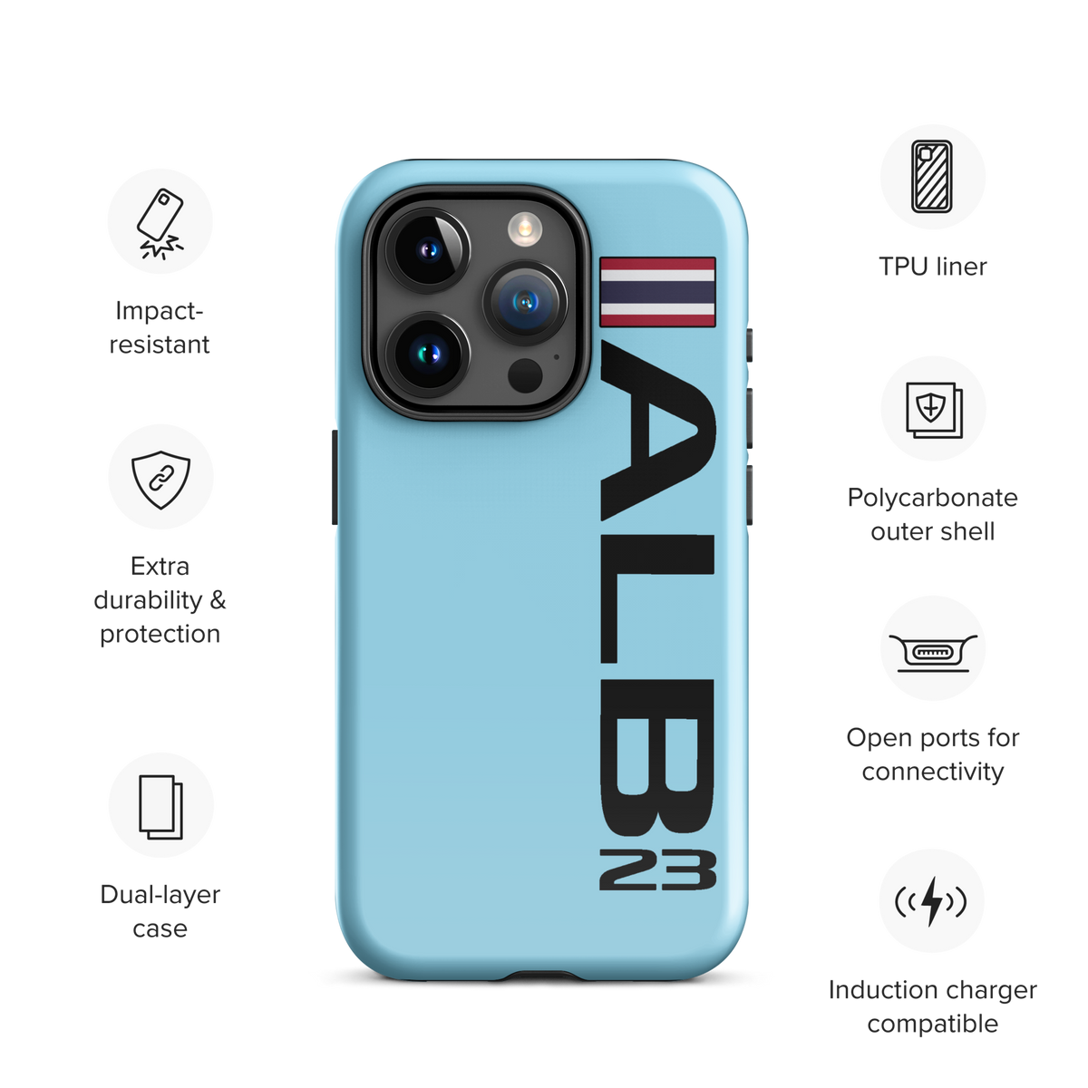 Alex Albon #23 Case for iPhone® - Formula Fans