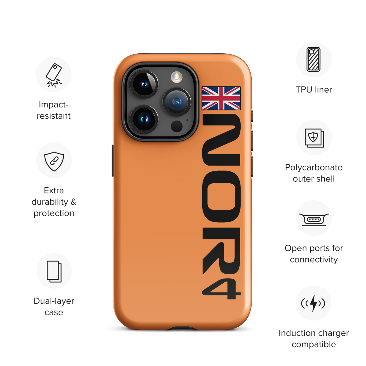 Lando Norris #4 Case for iPhone® - Formula Fans