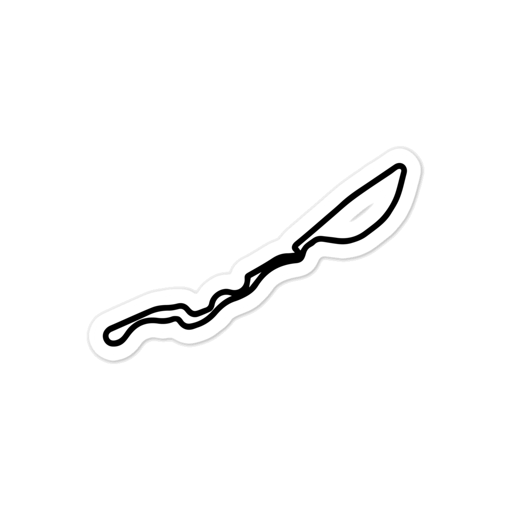 Jeddah Street Circuit Track Sticker 4x4