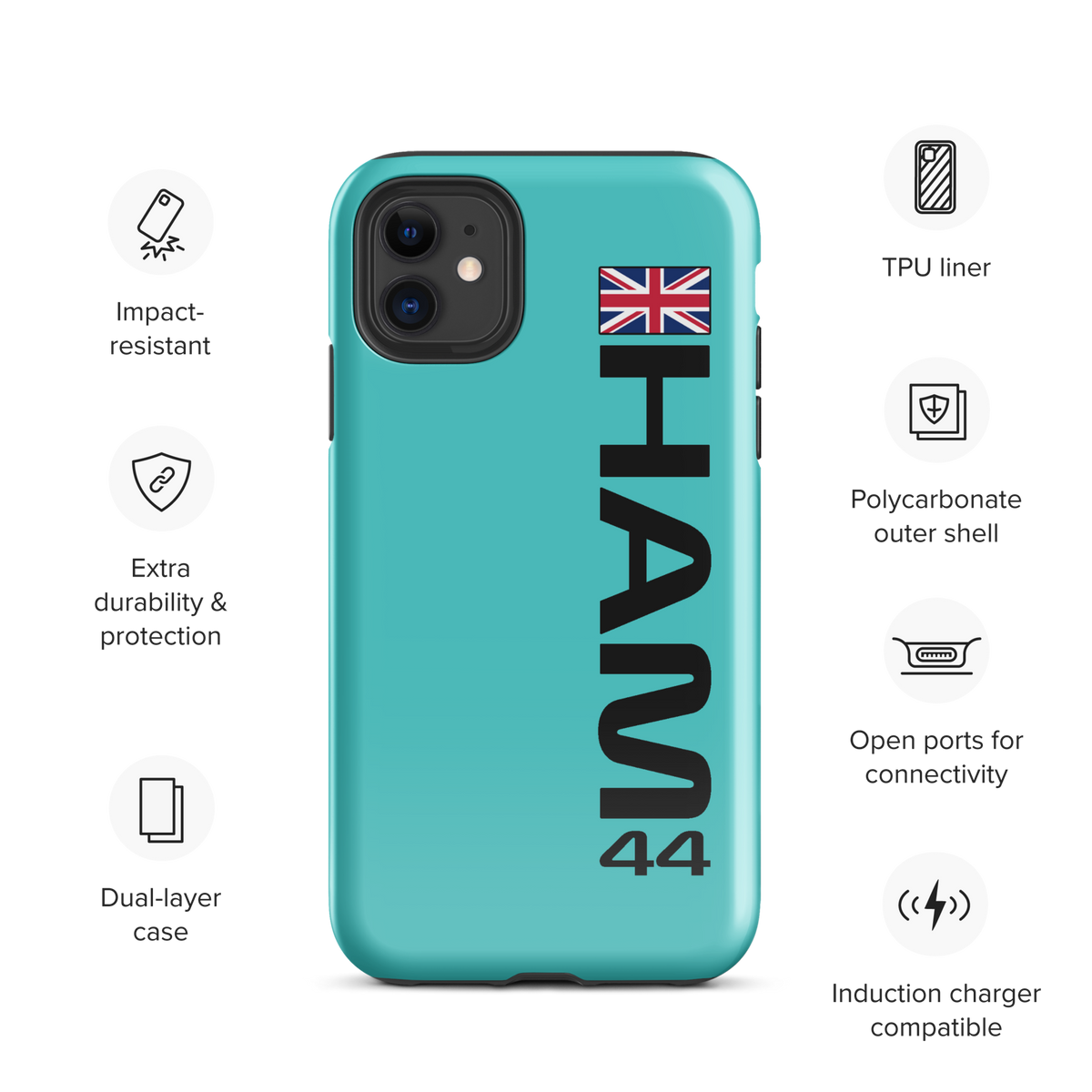 Lewis Hamilton #44 Case for iPhone® - Formula Fans