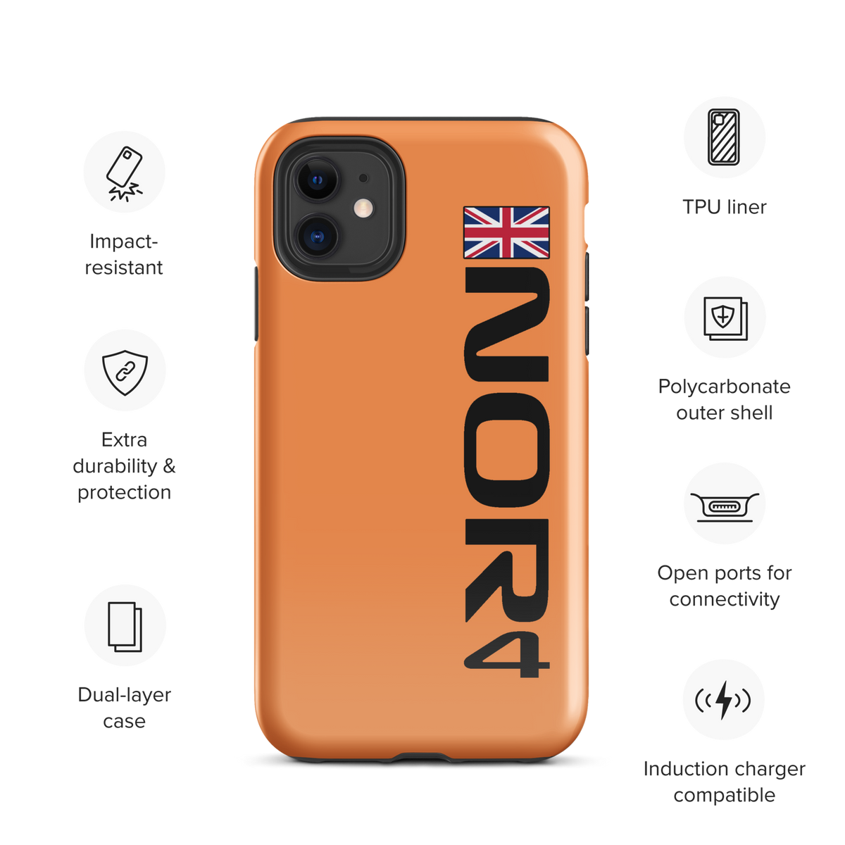 Lando Norris #4 Case for iPhone® - Formula Fans