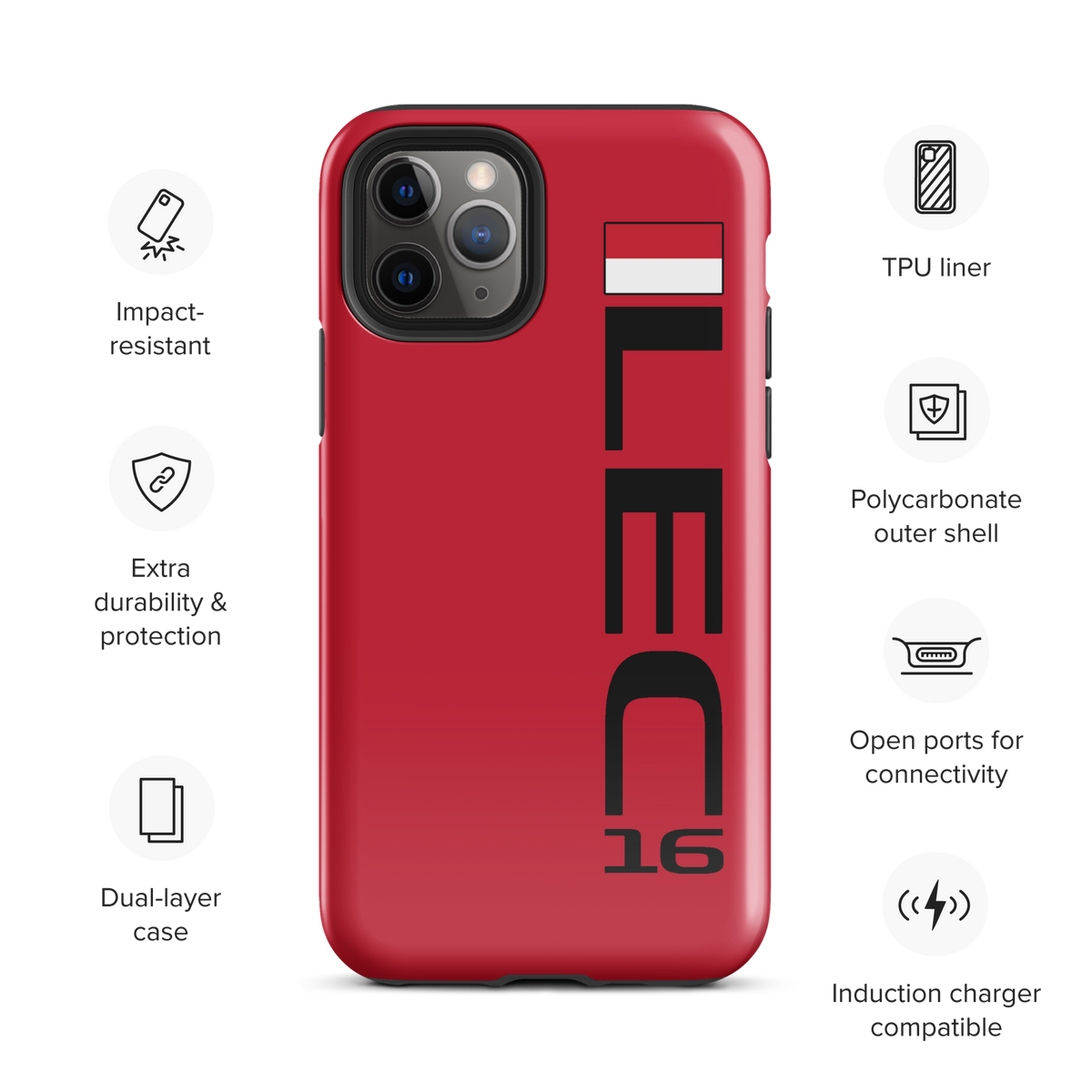 Charles Leclerc #16 Case for iPhone® - Formula Fans