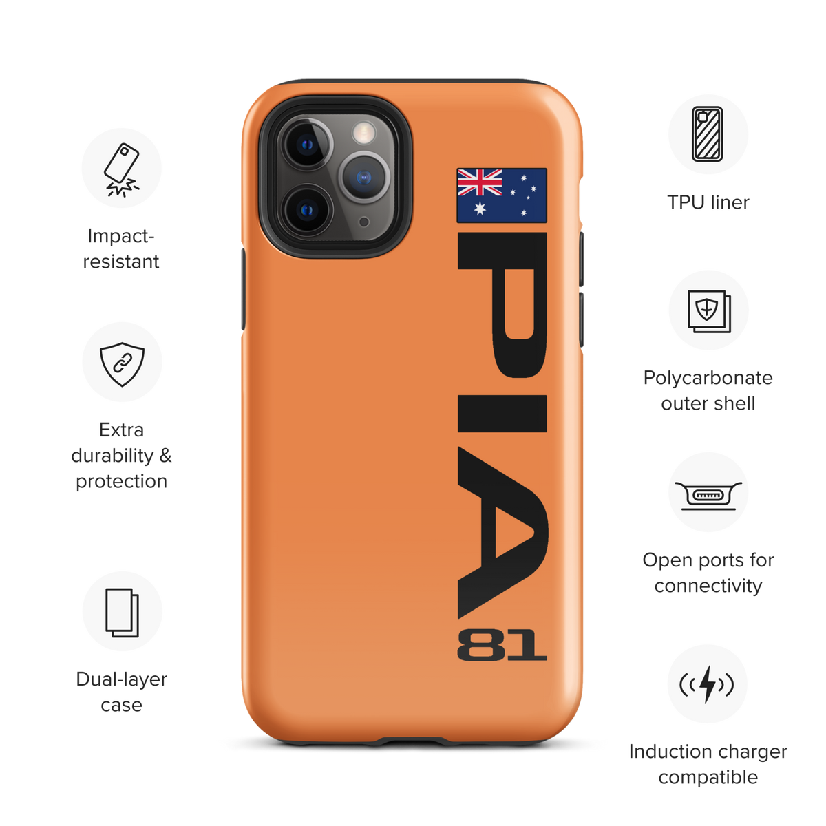Oscar Piastri #81 Case for iPhone® - Formula Fans