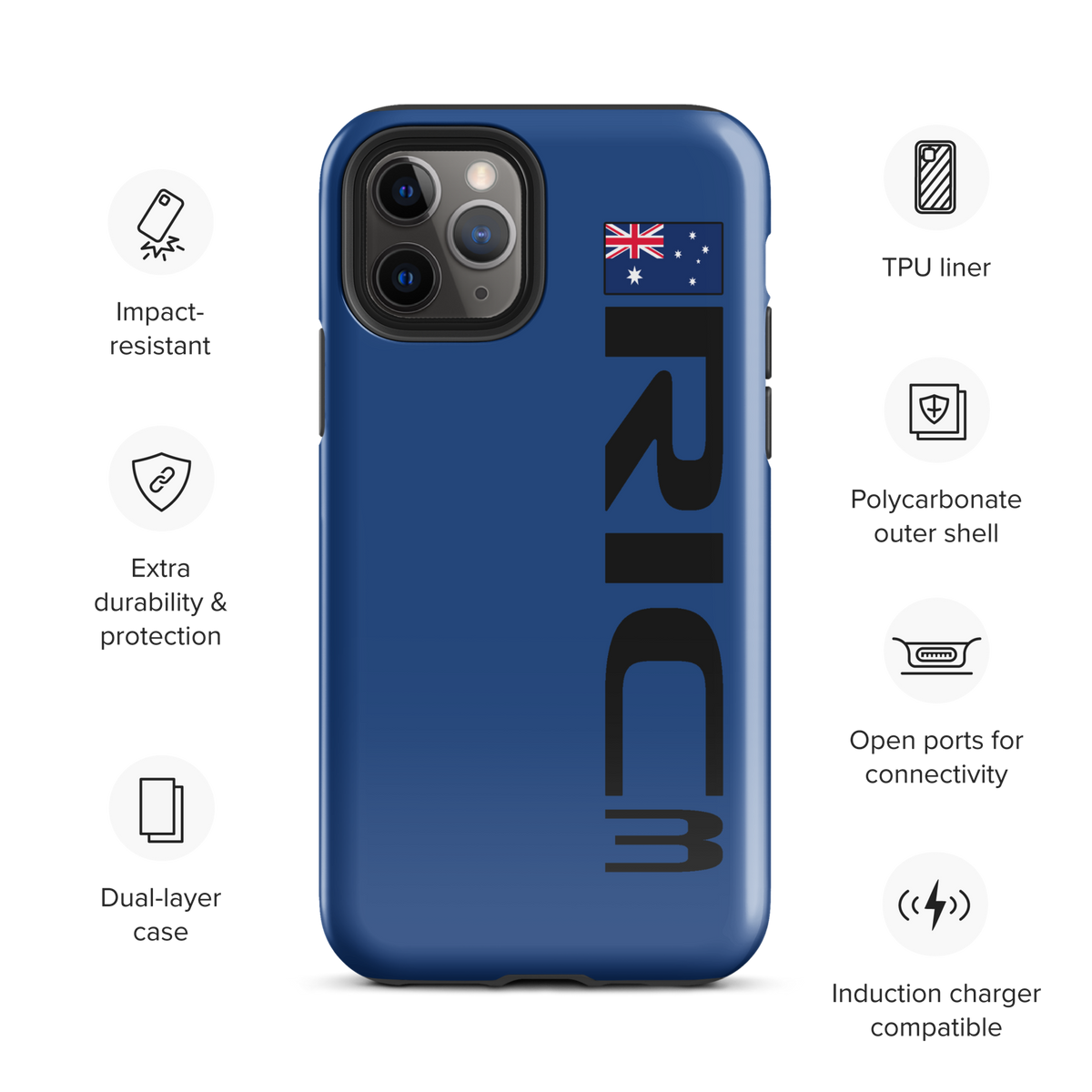 Daniel Ricciardo #3 Case for iPhone® - Formula Fans