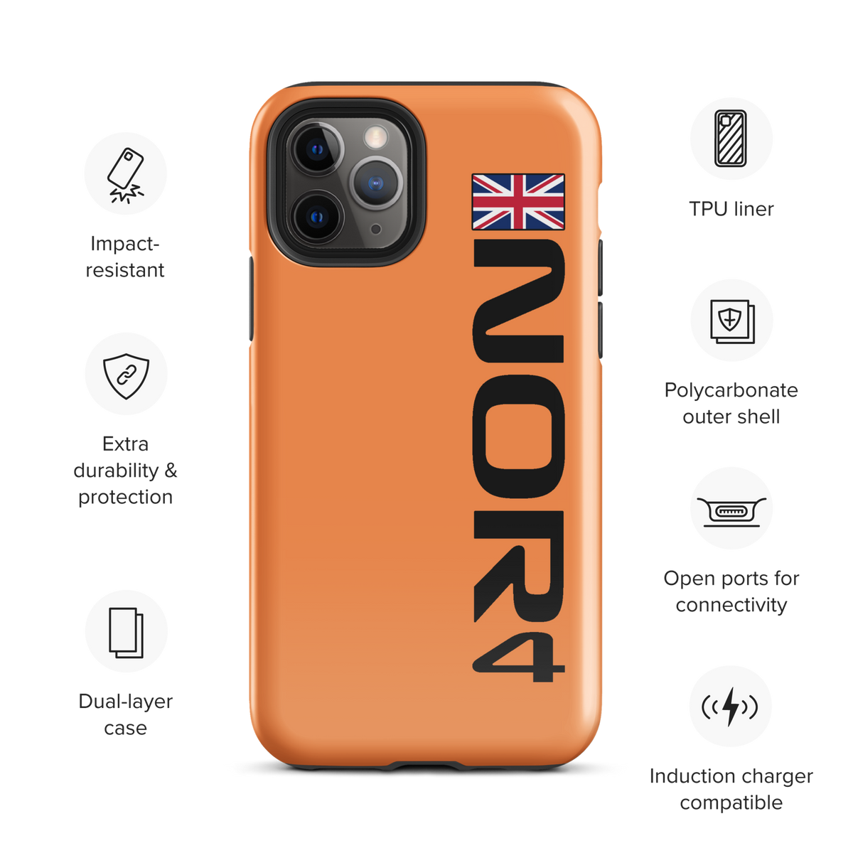 Lando Norris #4 Case for iPhone® - Formula Fans