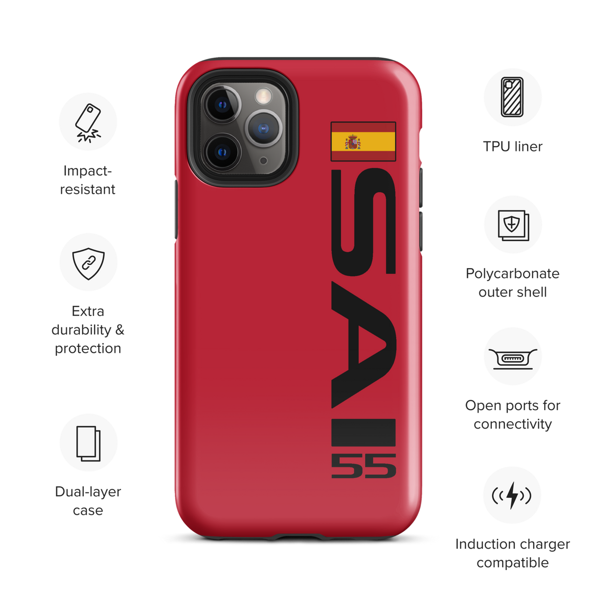 Carlos Sainz #55 Case for iPhone® - Formula Fans