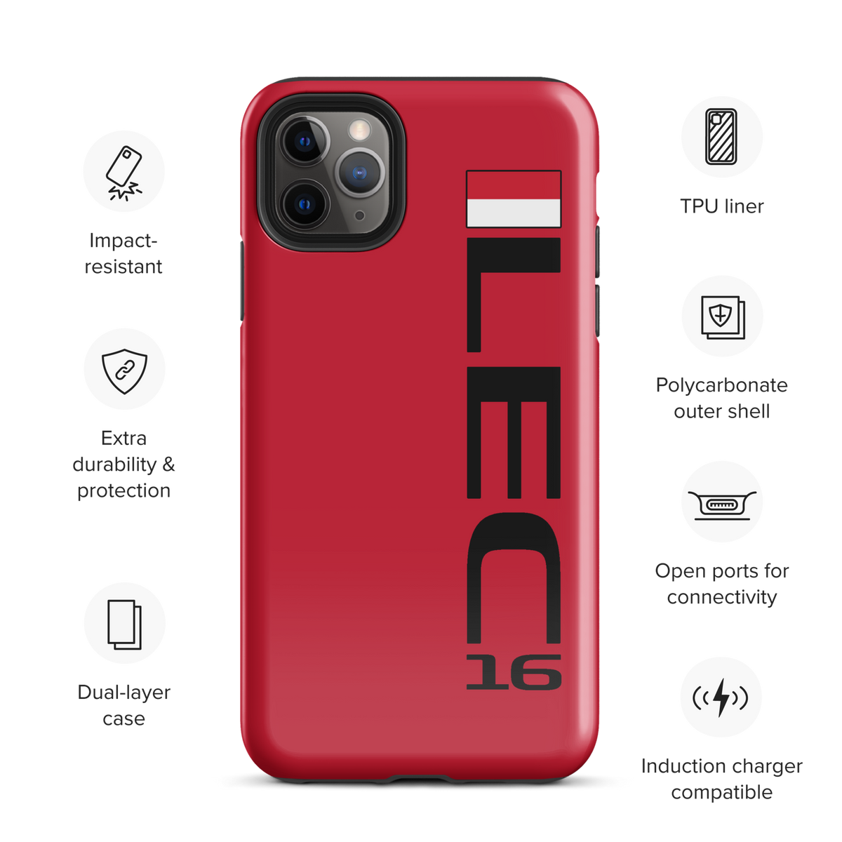 Charles Leclerc #16 Case for iPhone® - Formula Fans