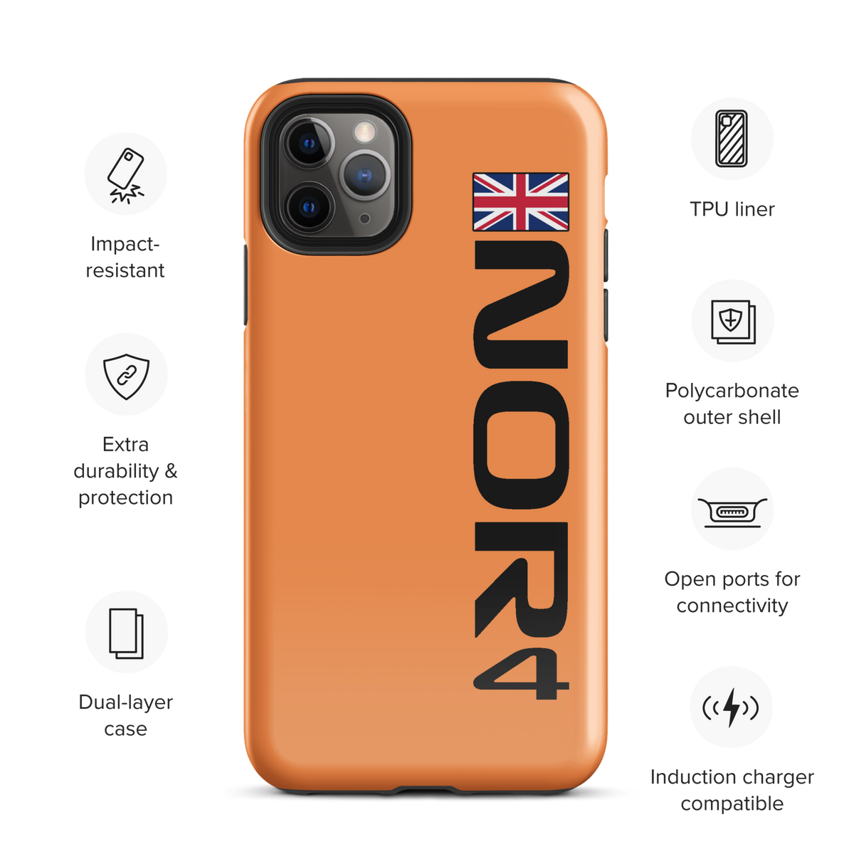 Lando Norris #4 Case for iPhone® - Formula Fans