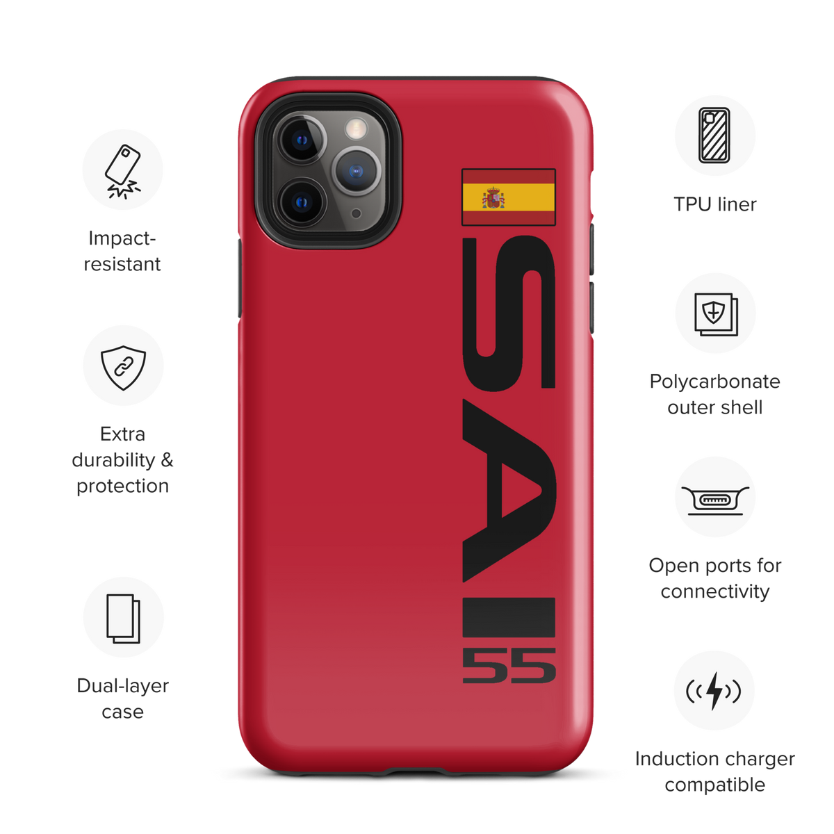 Carlos Sainz #55 Case for iPhone® - Formula Fans