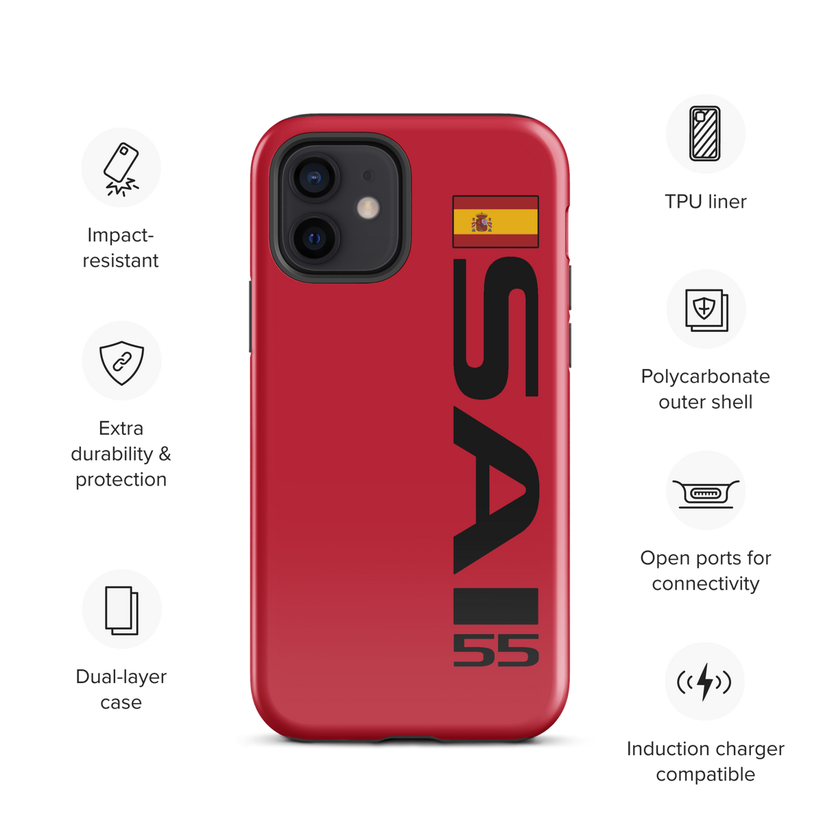 Carlos Sainz #55 Case for iPhone® - Formula Fans