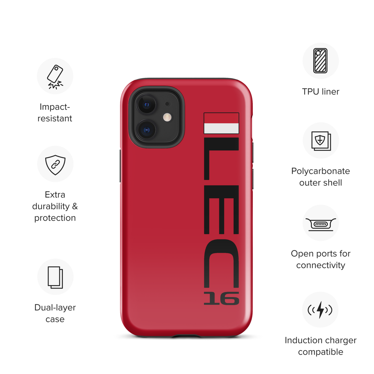 Charles Leclerc #16 Case for iPhone® - Formula Fans