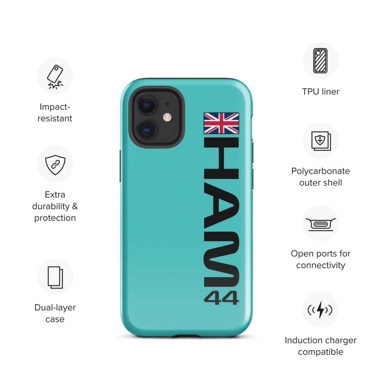 Lewis Hamilton #44 Case for iPhone® - Formula Fans