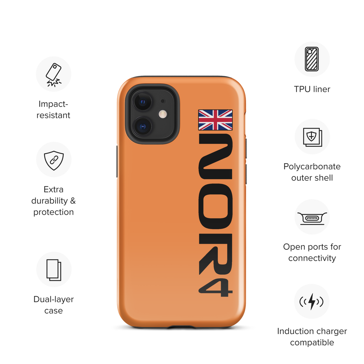 Lando Norris #4 Case for iPhone® - Formula Fans