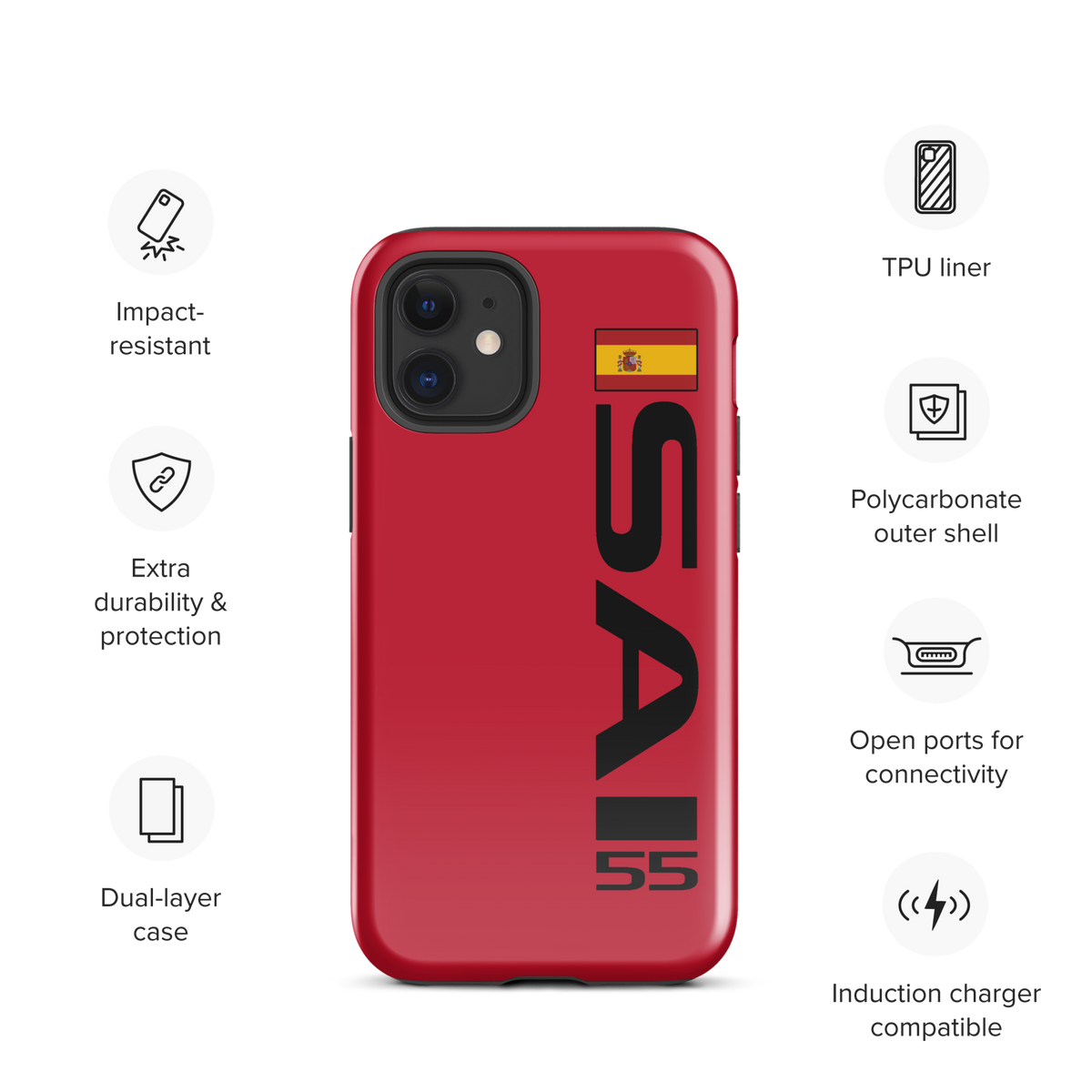 Carlos Sainz #55 Case for iPhone® - Formula Fans