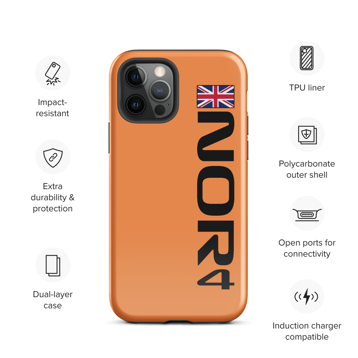 Lando Norris #4 Case for iPhone® - Formula Fans