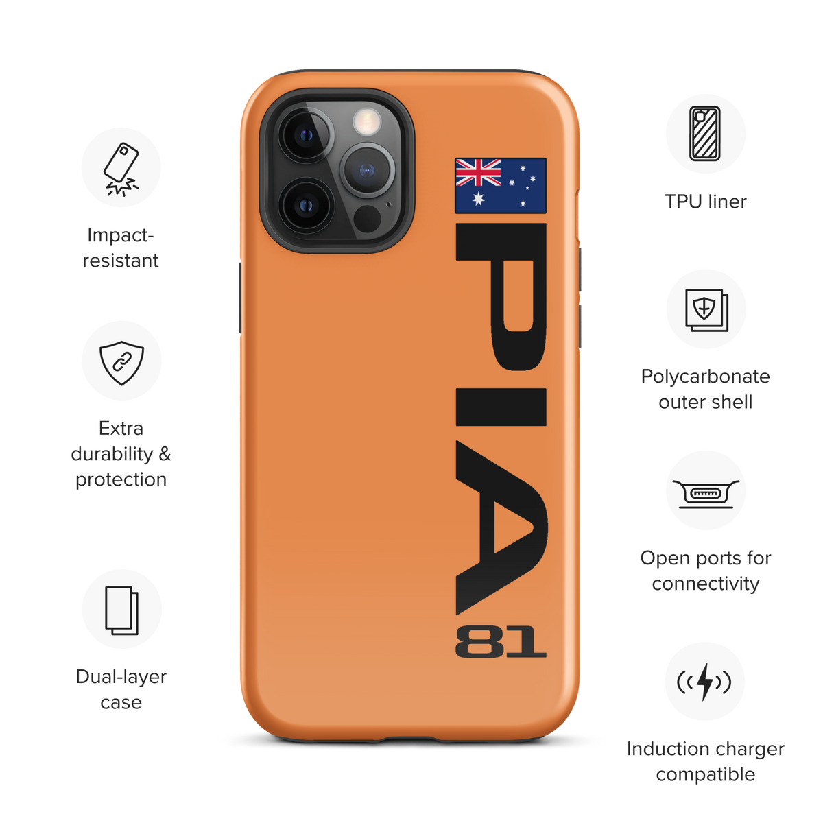 Oscar Piastri #81 Case for iPhone® - Formula Fans