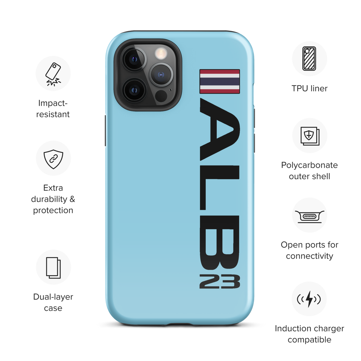 Alex Albon #23 Case for iPhone® - Formula Fans