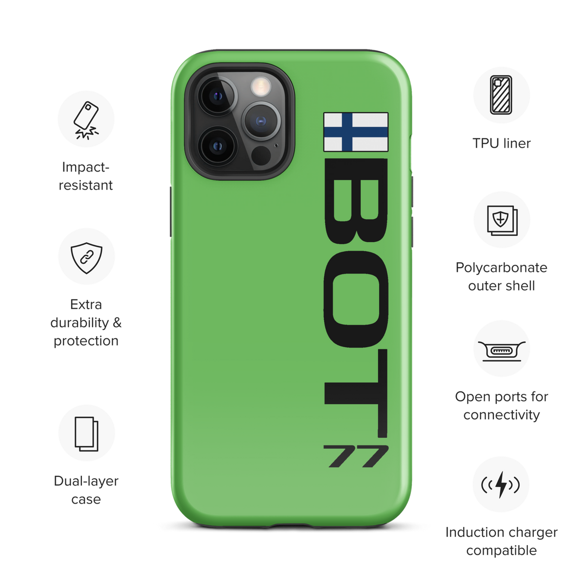 Valterri Bottas #77 Case for iPhone® - Formula Fans