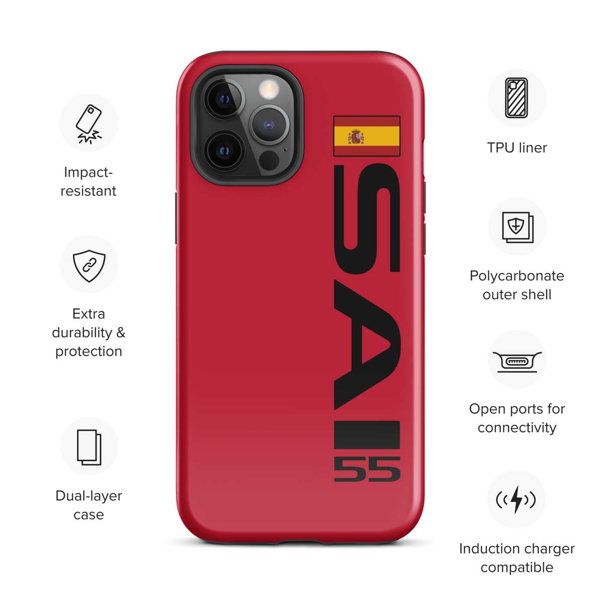 Carlos Sainz #55 Case for iPhone® - Formula Fans