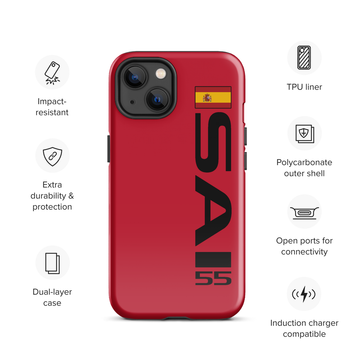 Carlos Sainz #55 Case for iPhone® - Formula Fans