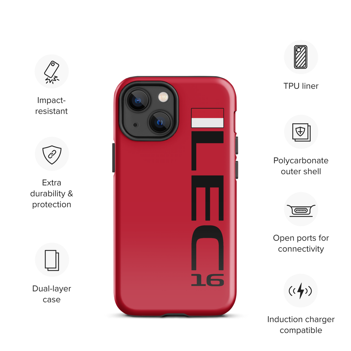 Charles Leclerc #16 Case for iPhone® - Formula Fans