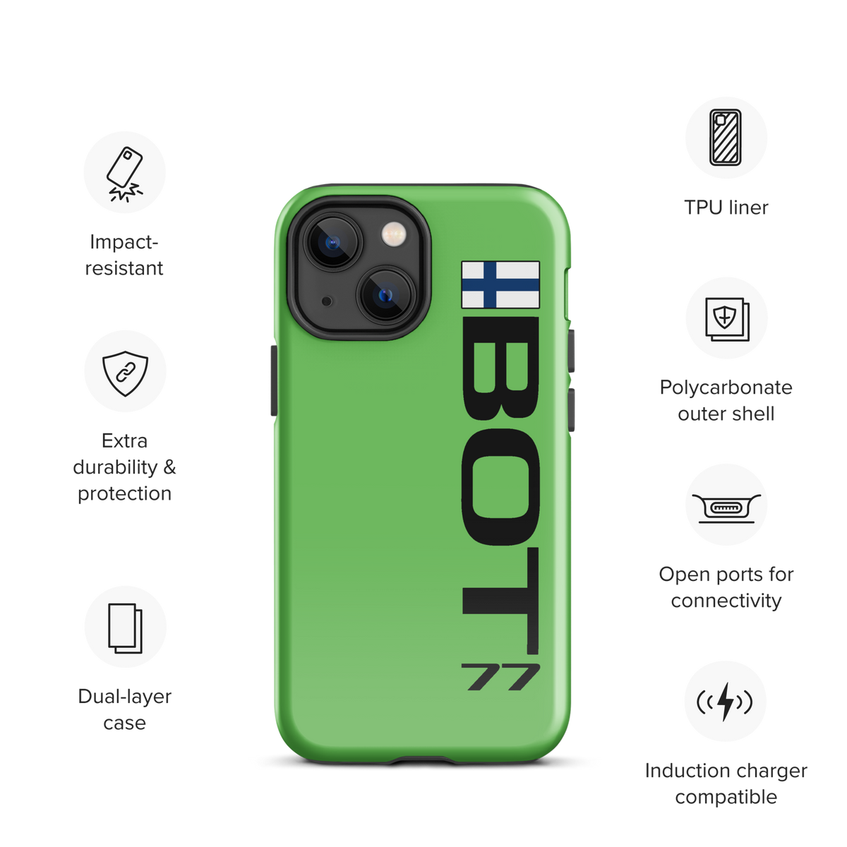 Valterri Bottas #77 Case for iPhone® - Formula Fans