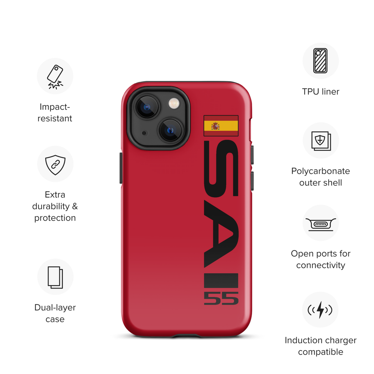 Carlos Sainz #55 Case for iPhone® - Formula Fans