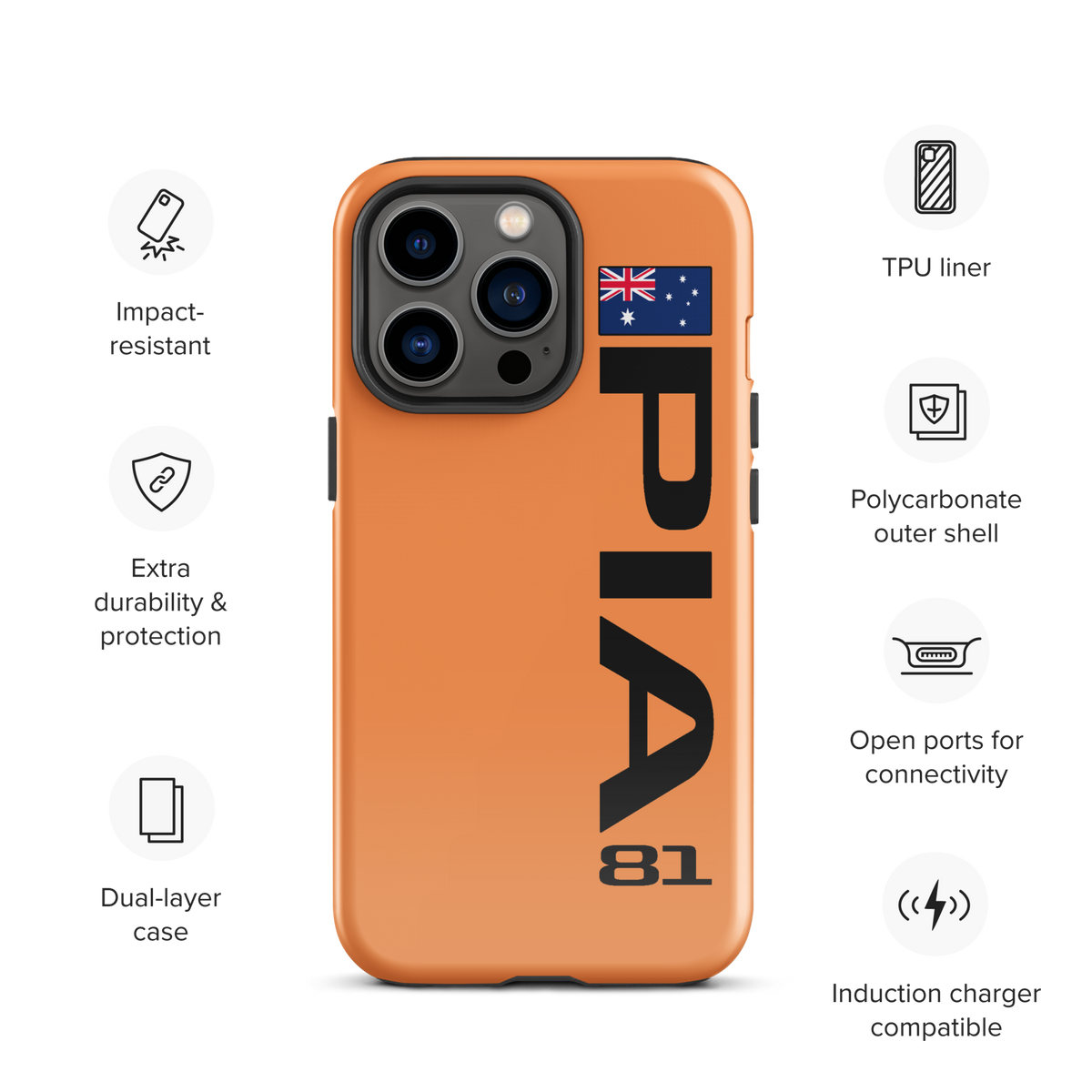 Oscar Piastri #81 Case for iPhone® - Formula Fans