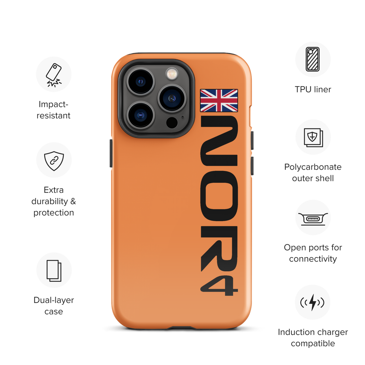 Lando Norris #4 Case for iPhone® - Formula Fans