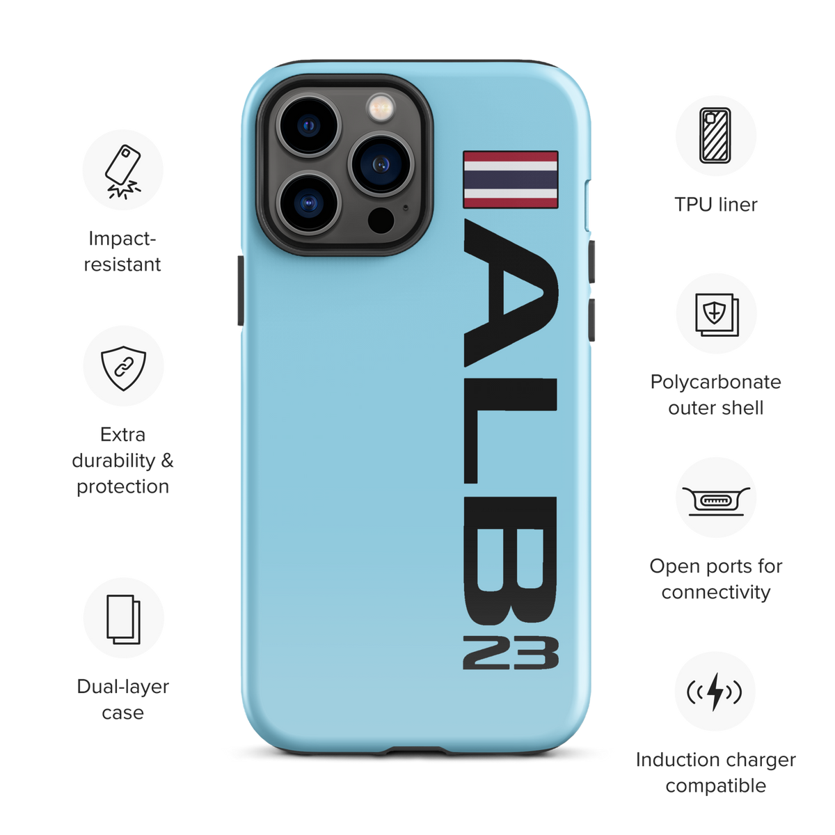 Alex Albon #23 Case for iPhone® - Formula Fans