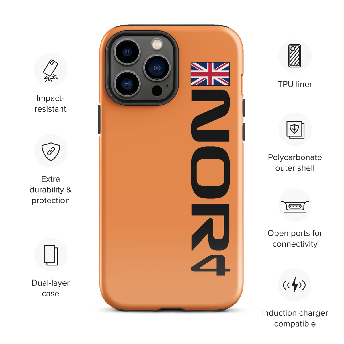 Lando Norris #4 Case for iPhone® - Formula Fans