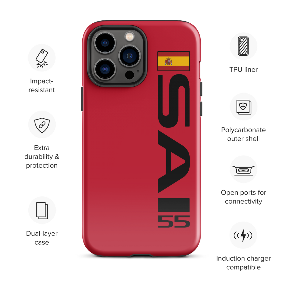 Carlos Sainz #55 Case for iPhone® - Formula Fans