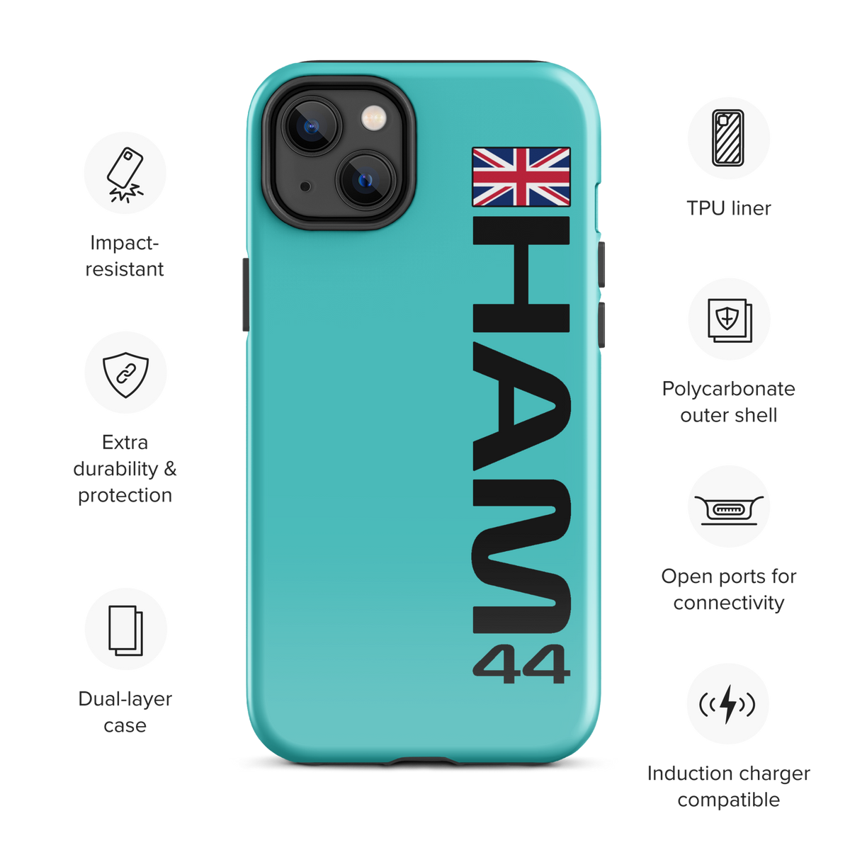 Lewis Hamilton #44 Case for iPhone® - Formula Fans