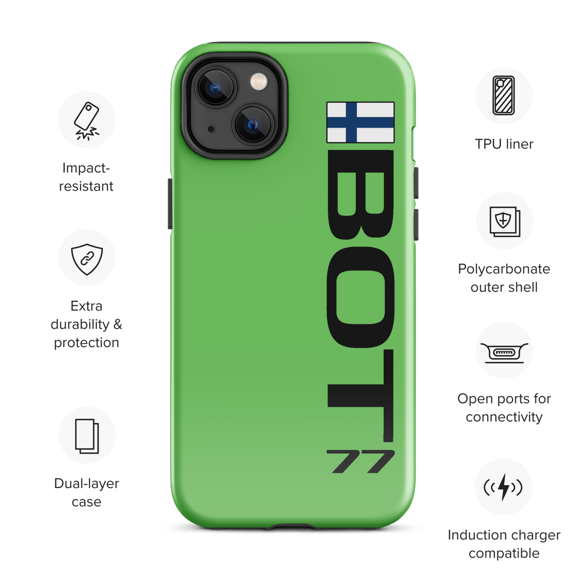 Valterri Bottas #77 Case for iPhone® - Formula Fans