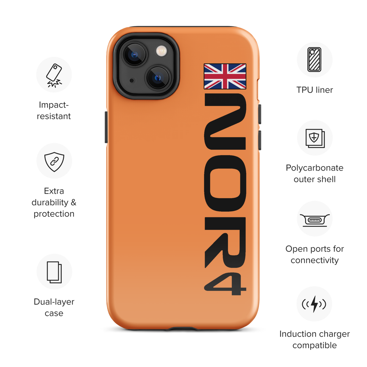 Lando Norris #4 Case for iPhone® - Formula Fans