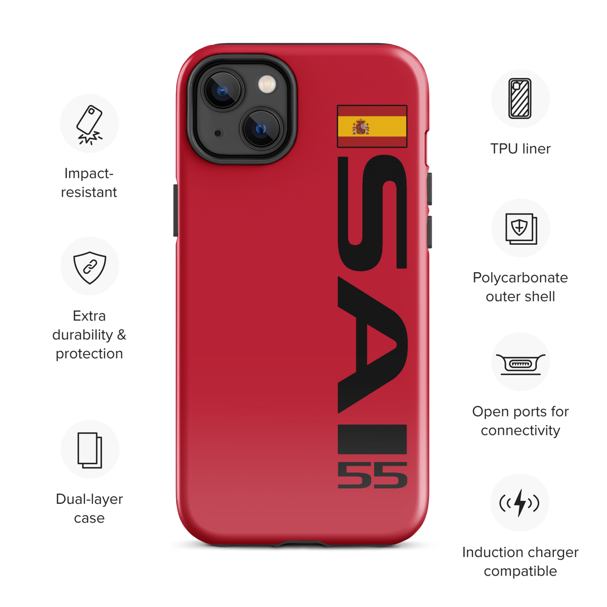 Carlos Sainz #55 Case for iPhone® - Formula Fans