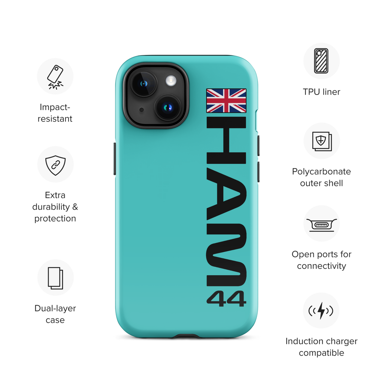 Lewis Hamilton #44 Case for iPhone® - Formula Fans