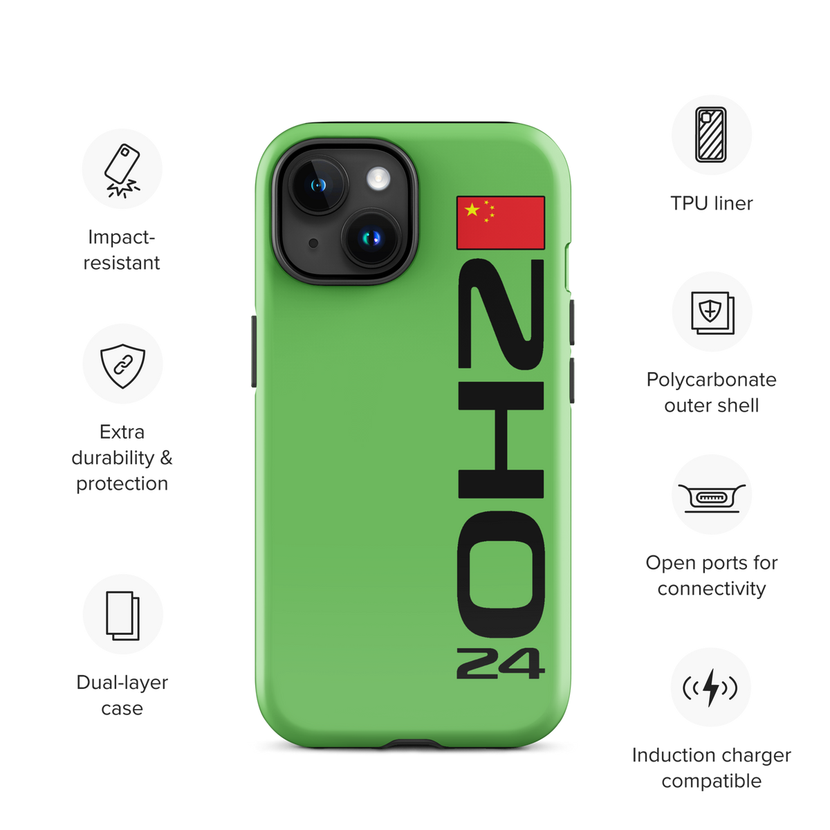 Zhou Guanyu #24 Case for iPhone® - Formula Fans