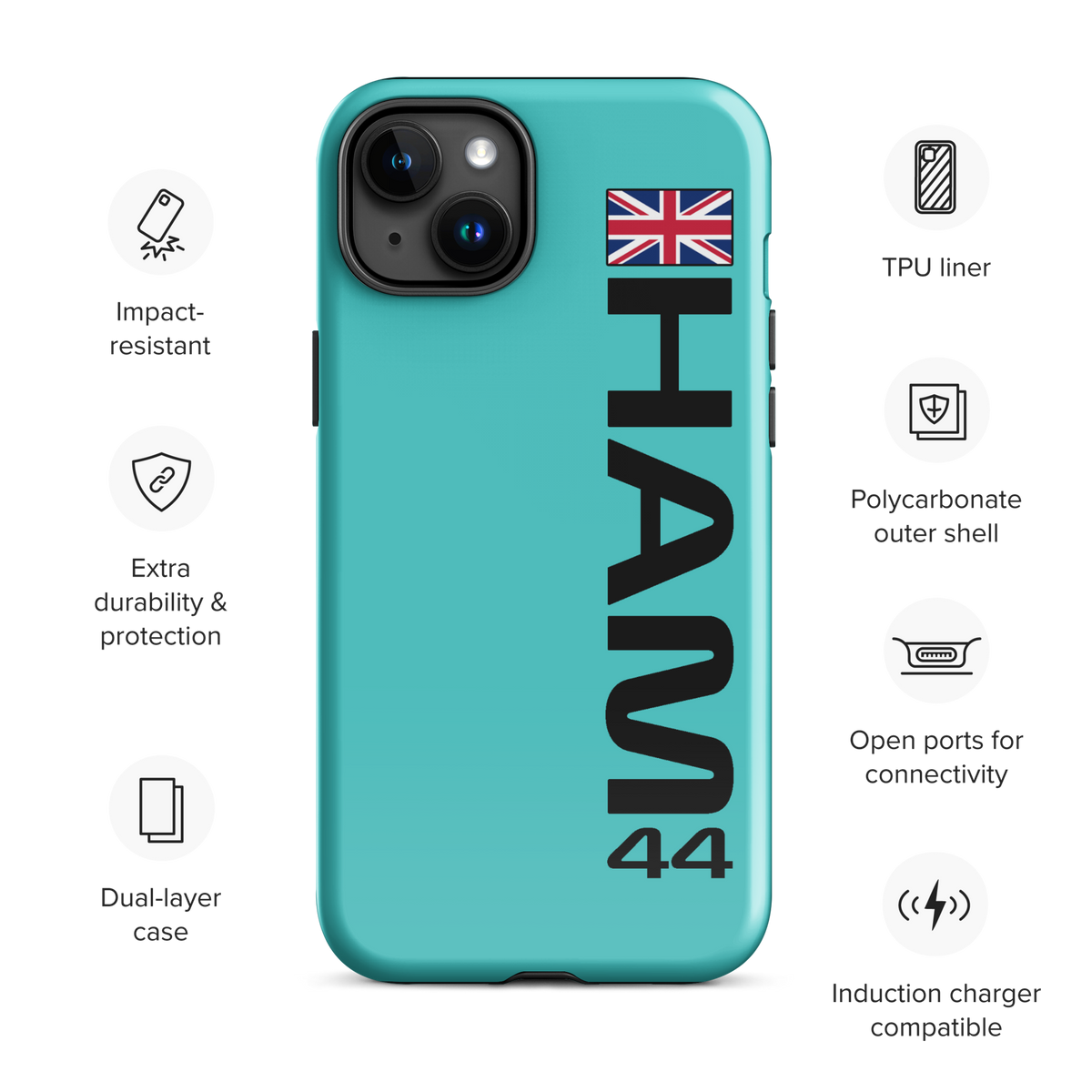 Lewis Hamilton #44 Case for iPhone® - Formula Fans