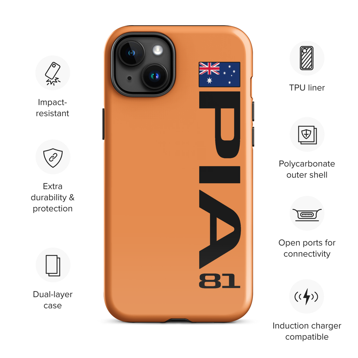 Oscar Piastri #81 Case for iPhone® - Formula Fans
