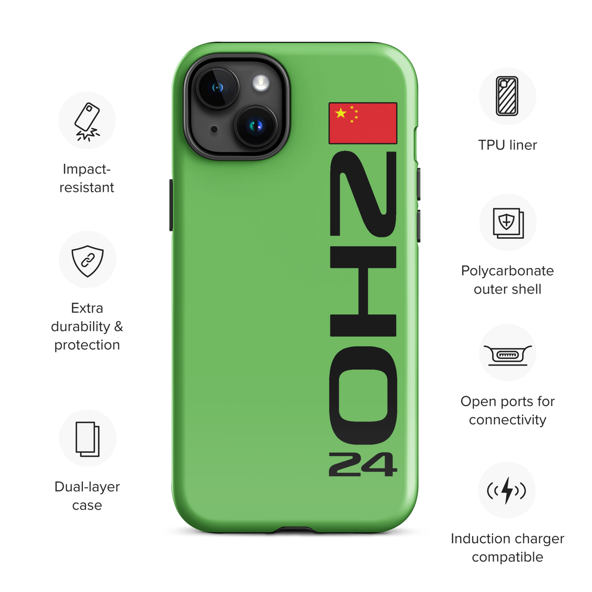 Zhou Guanyu #24 Case for iPhone® - Formula Fans