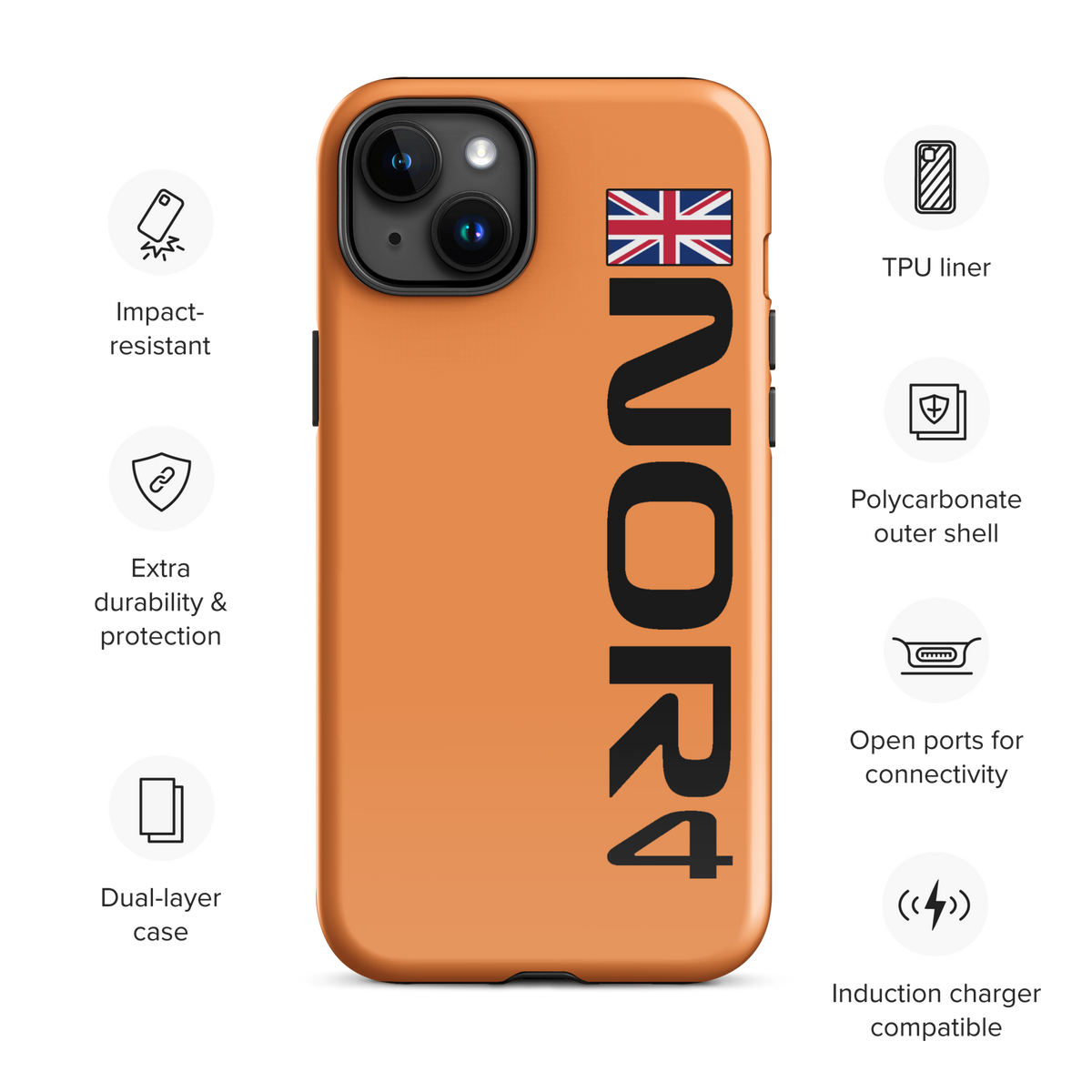 Lando Norris #4 Case for iPhone® - Formula Fans