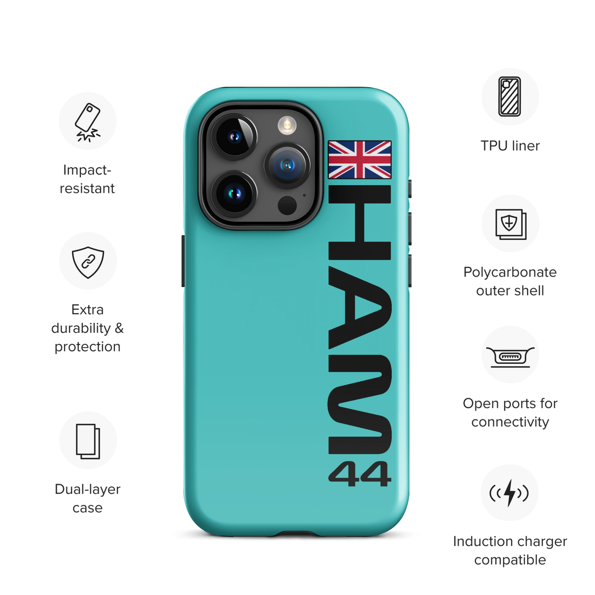Lewis Hamilton #44 Case for iPhone® - Formula Fans