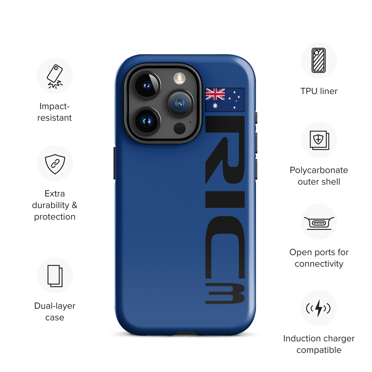 Daniel Ricciardo #3 Case for iPhone® - Formula Fans