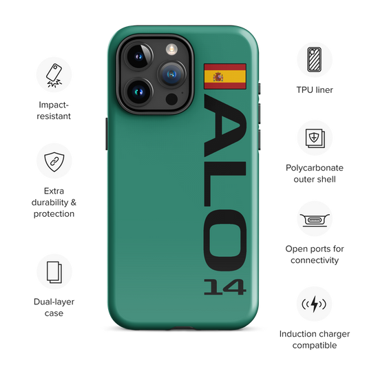 Fernando Alonso #14 Case for iPhone® - Formula Fans
