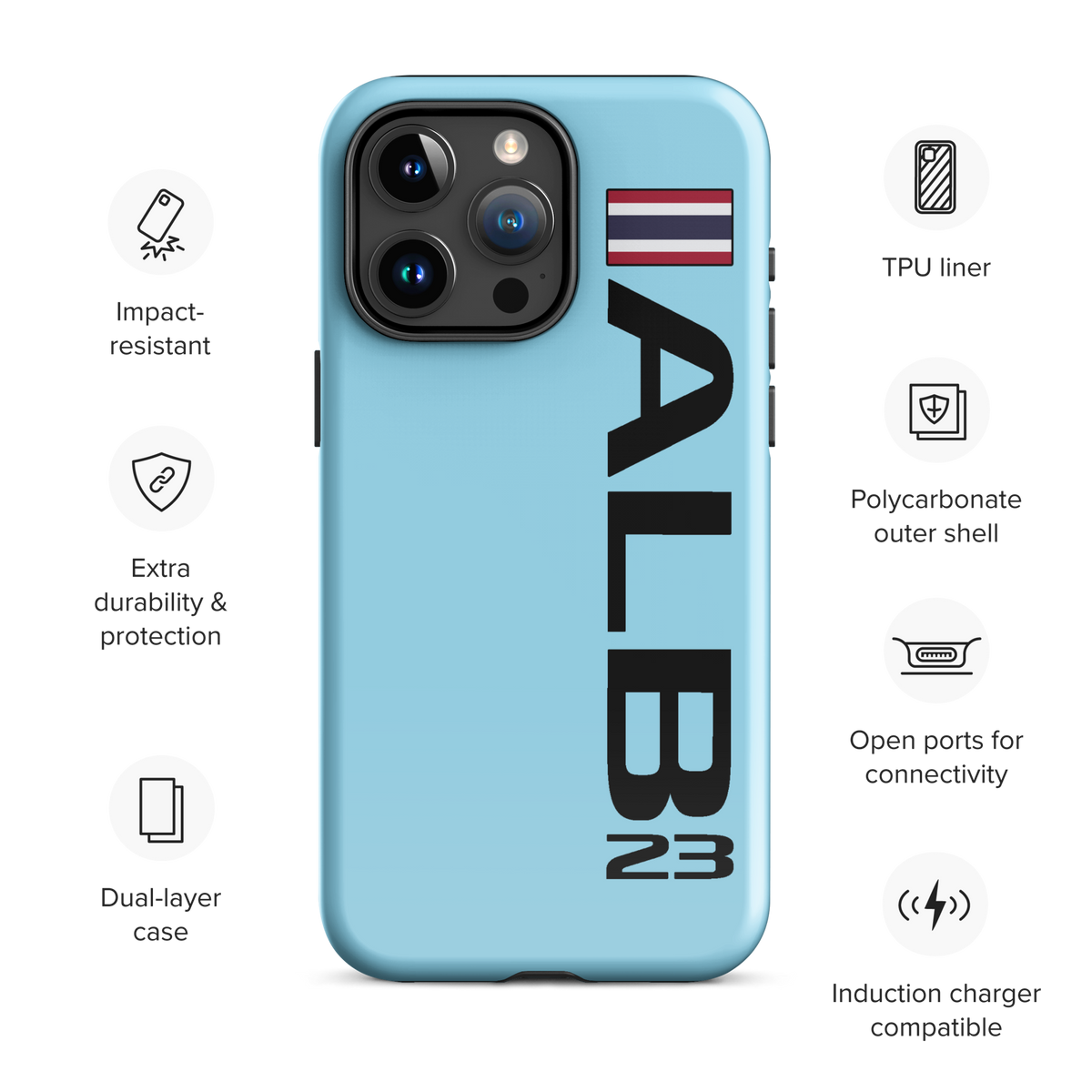 Alex Albon #23 Case for iPhone® - Formula Fans