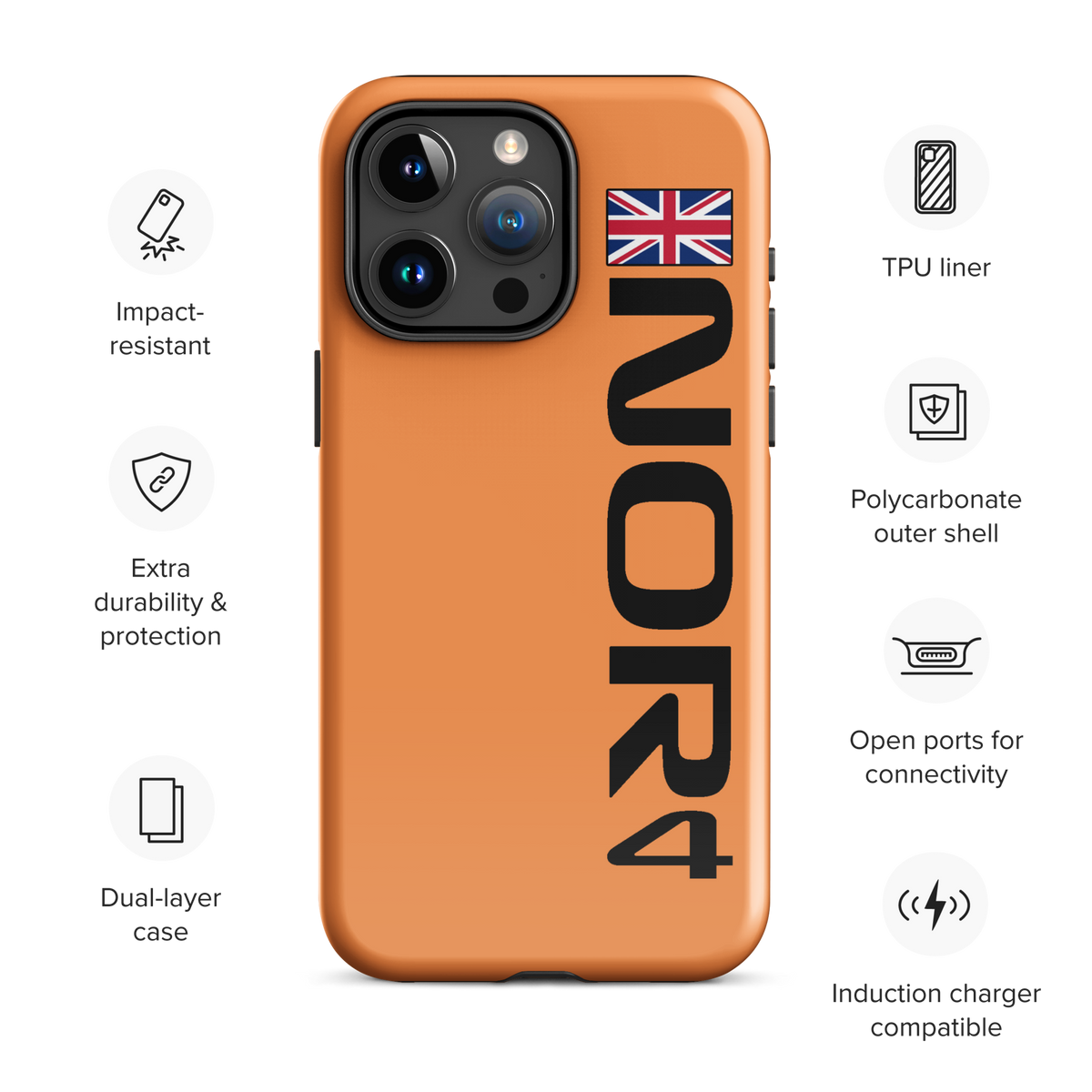 Lando Norris #4 Case for iPhone® - Formula Fans
