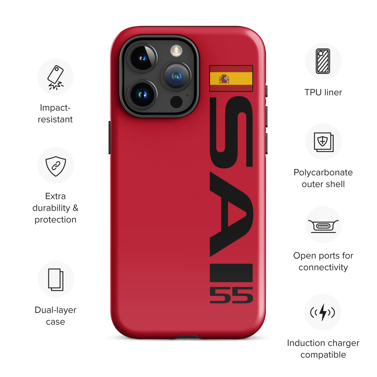 Carlos Sainz #55 Case for iPhone® - Formula Fans