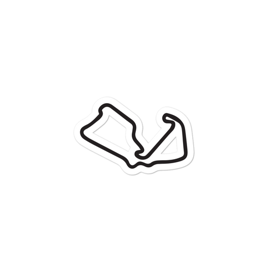 Silverstone Track Sticker - 3x3