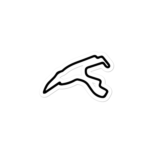Spa Track Sticker - 3x3